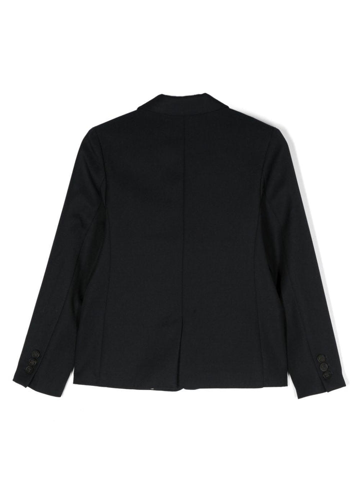 Blazer blu navy bambino con logo