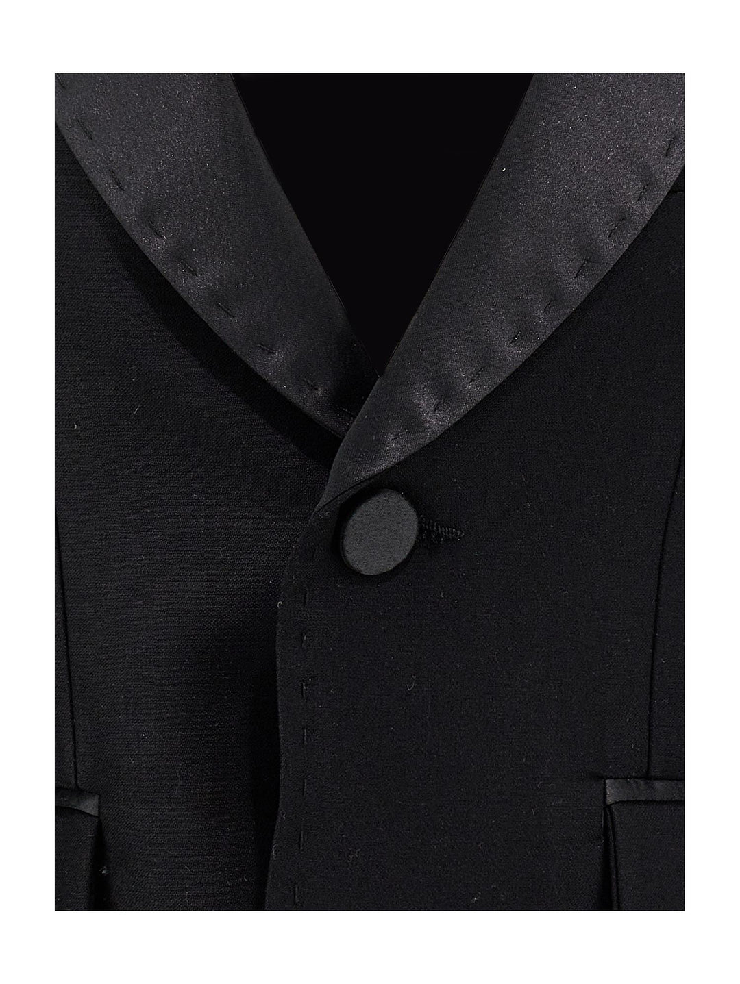 Blazer monopetto classico nero bambina 25B1052354 0050 Monnalisa kids 