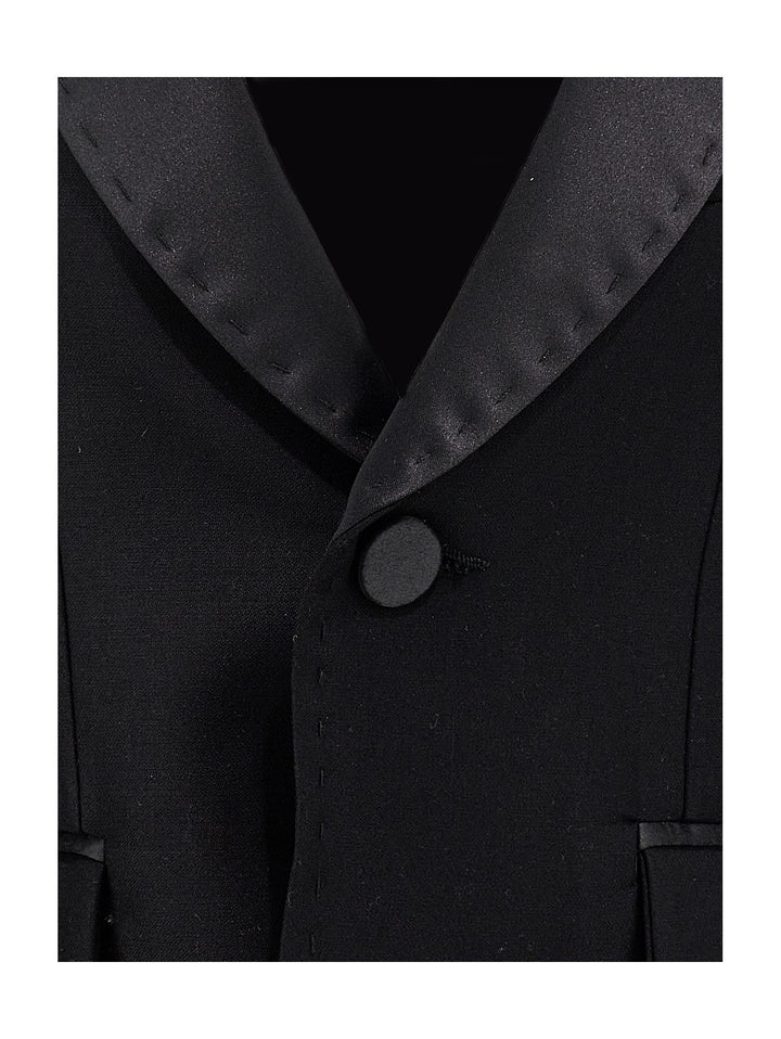 Blazer monopetto classico nero bambina 25B1052354 0050 Monnalisa kids 