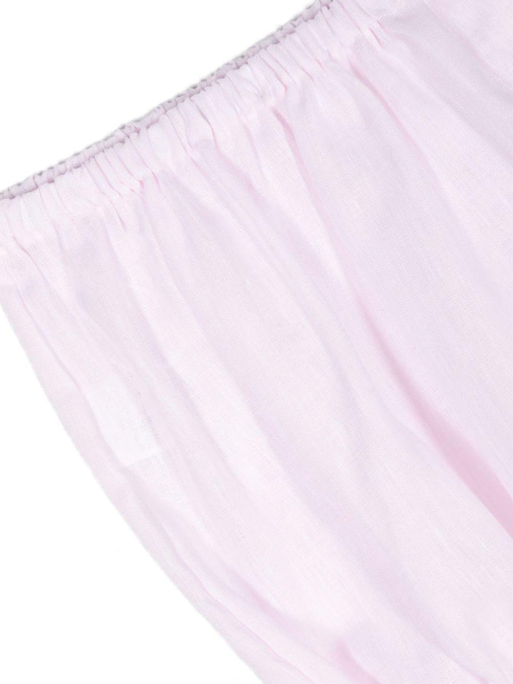 Set rosa/bianco neonata