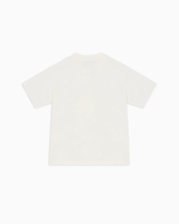 t-shirt bianca bambino EB000230AF13450 U0003 EMPORIO ARMANI KIDS 