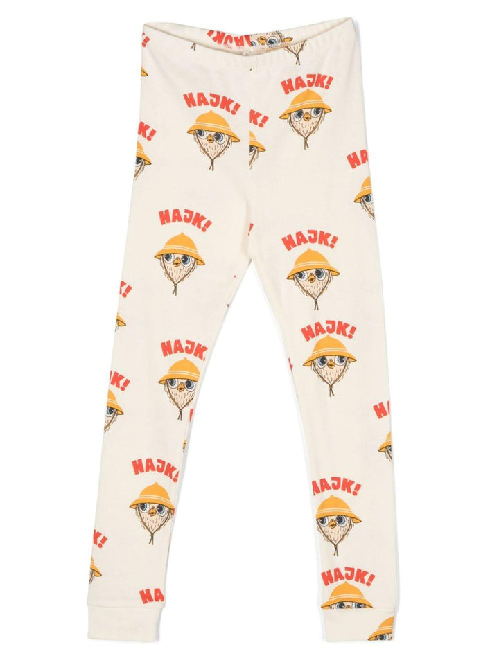 Leggins beige bambina