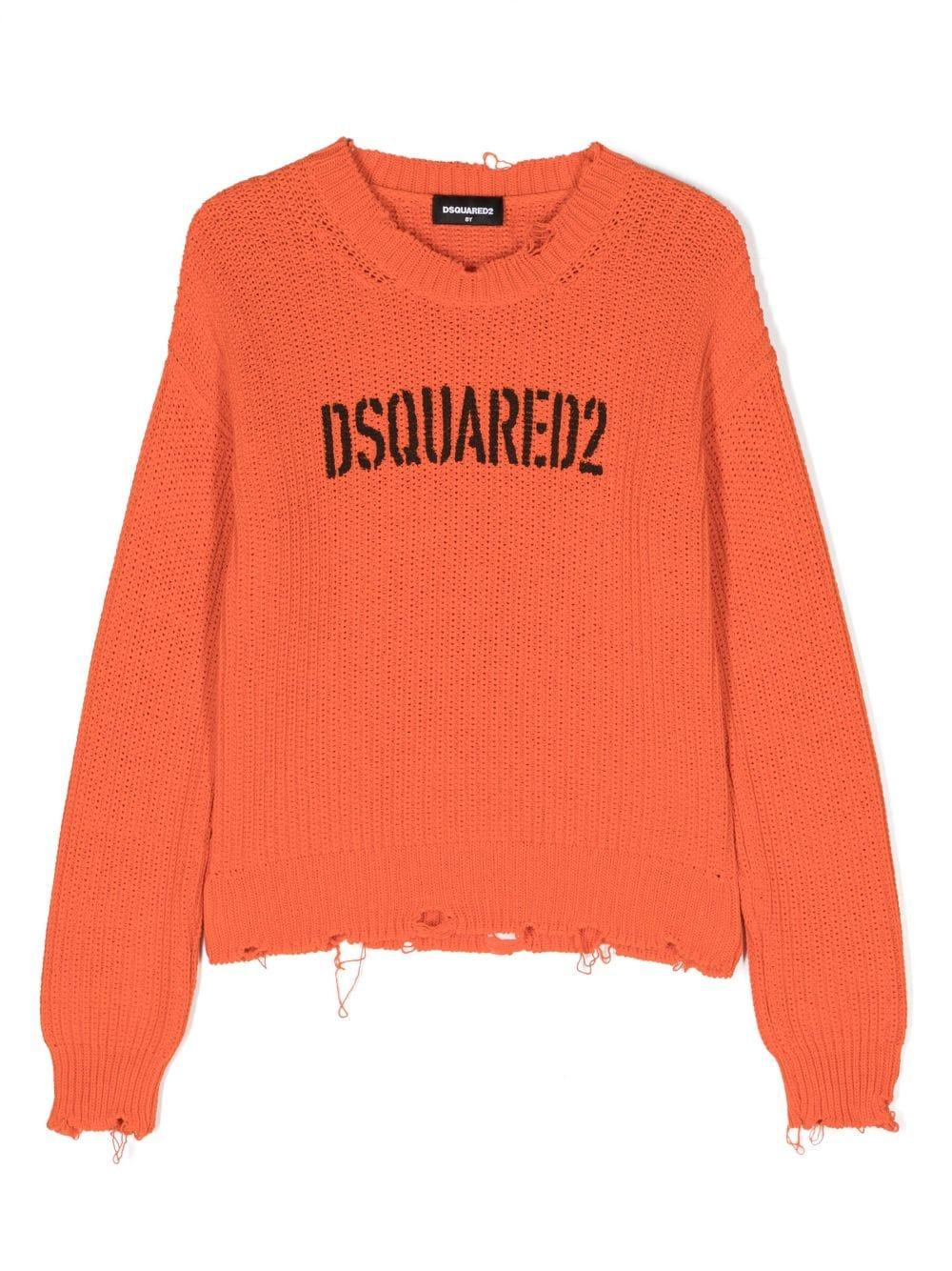 Maglione arancio bambino