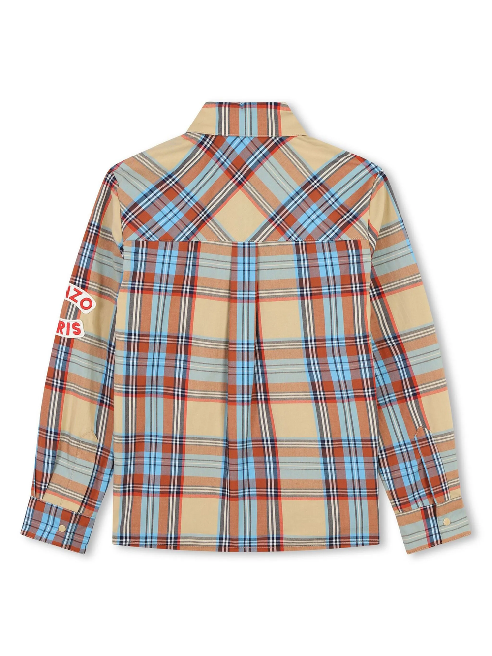 camicia a quadri bambino K60809 21D KENZO KIDS 