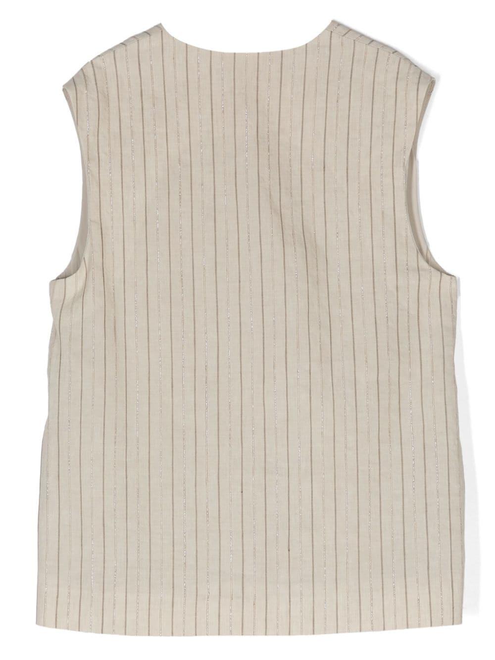 Gilet grigio bambina