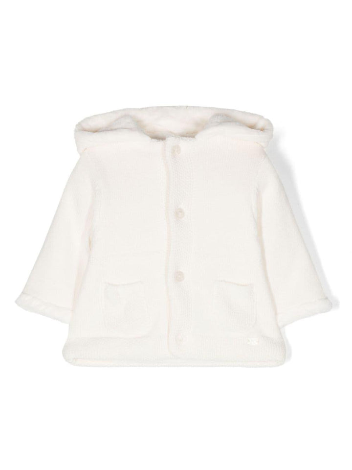Cappotto bianco neonata TX40010 13 TARTINE & CHOCOLAT 