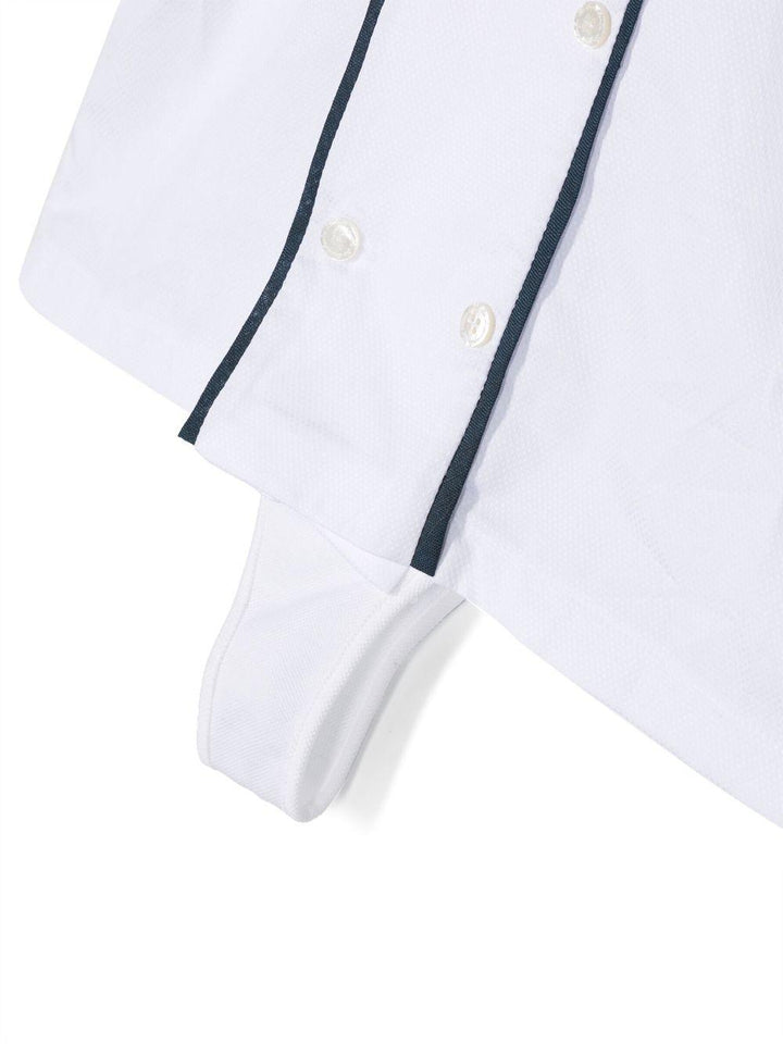 Completo bianco/blu bambino