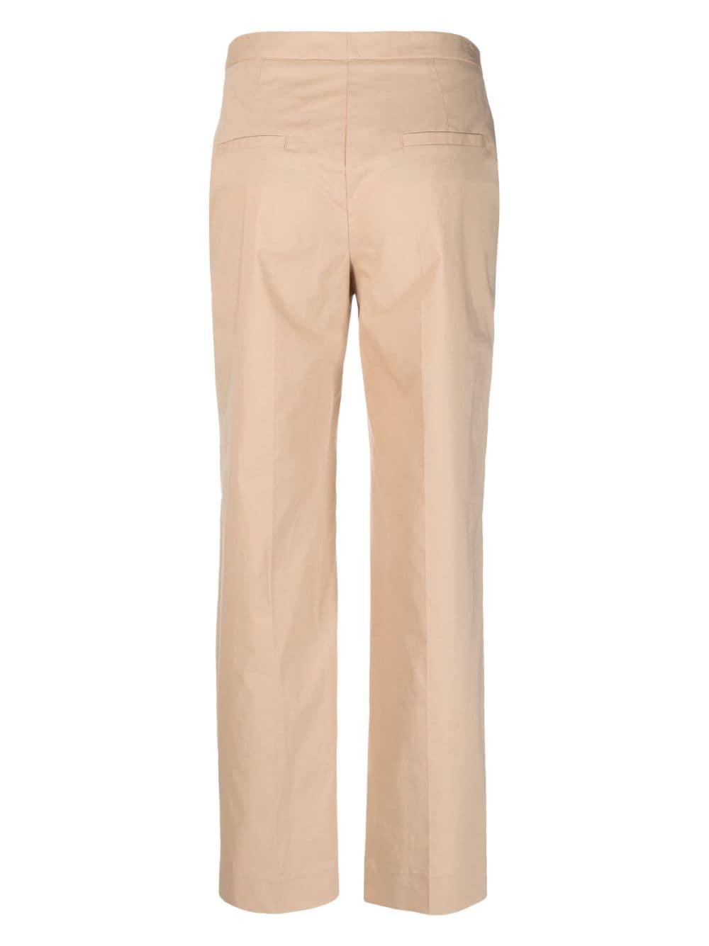 Pantaloni chino marroni donna