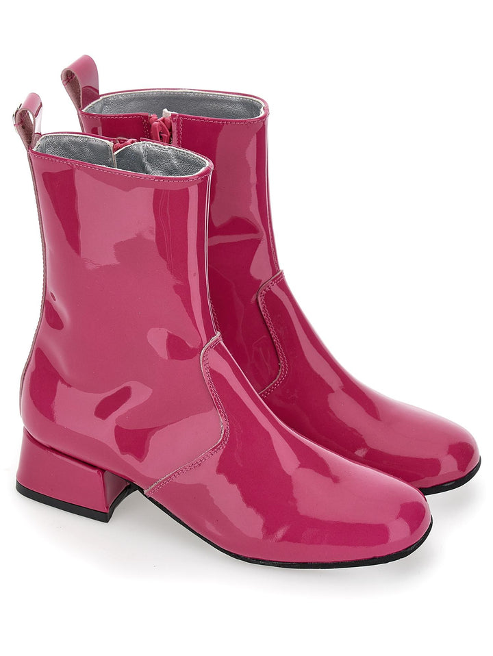 Stivaletti fucsia lunghi bambina