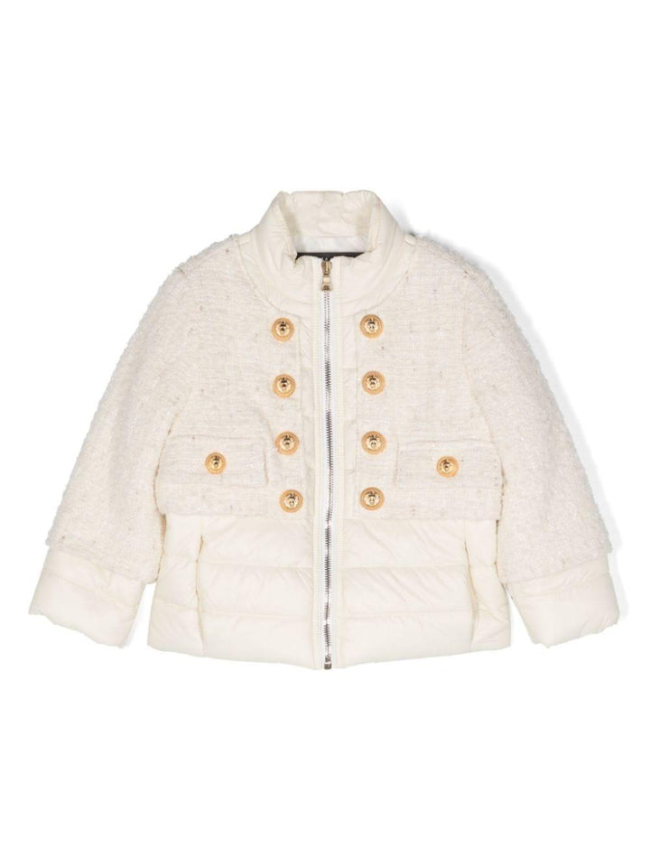 Piumino bianco opaco bambina
