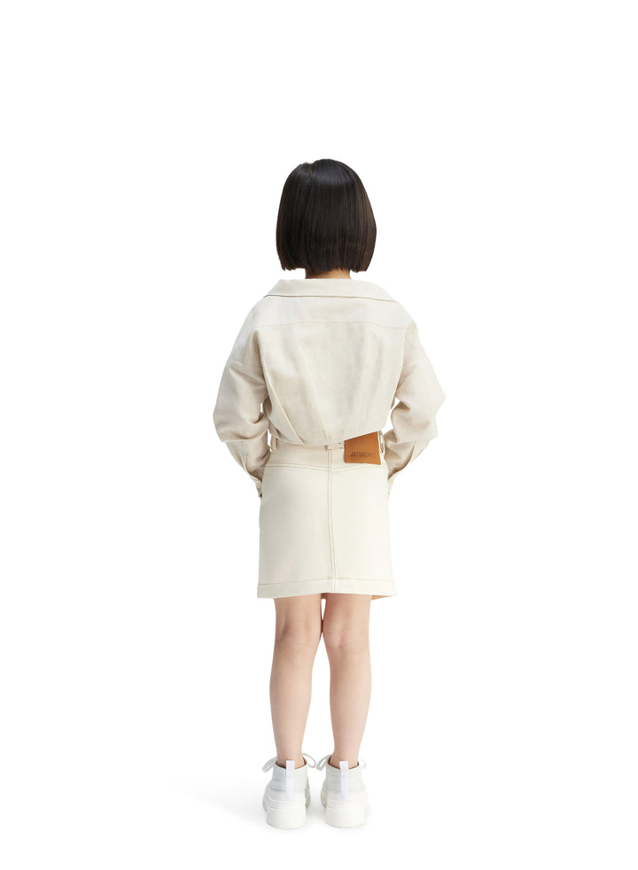 Camicia beige bambina