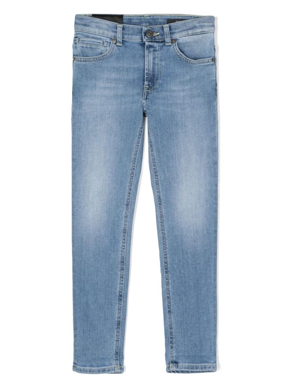 Pantaloni blu denim bambino