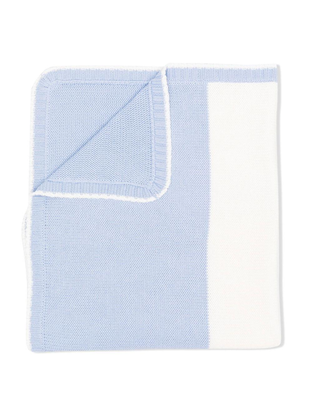 Coperta azzurra neonata
