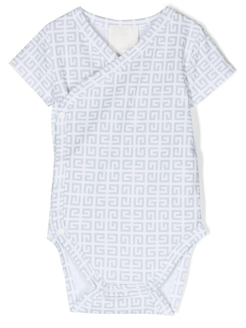 Set 2 body bianco/blu neonato unisex H98163 10P Givenchy Kids 