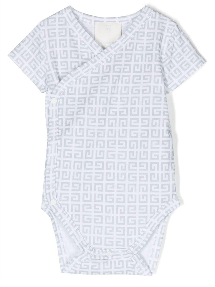 Set 2 body bianco/blu neonato unisex H98163 10P Givenchy Kids 