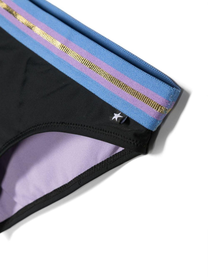 Bikini bambina nero/multicolore