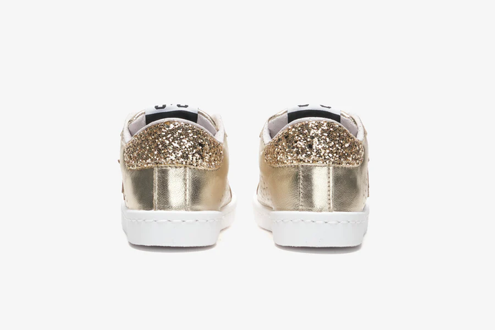 Sneakers oro bambina