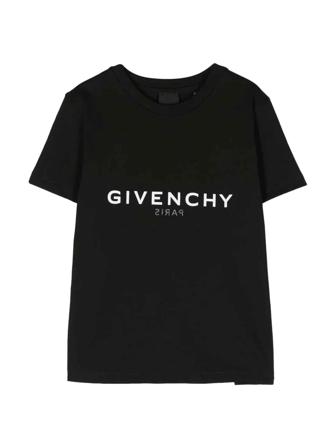 T-shirt nera bambino H25404 09B Givenchy Kids 