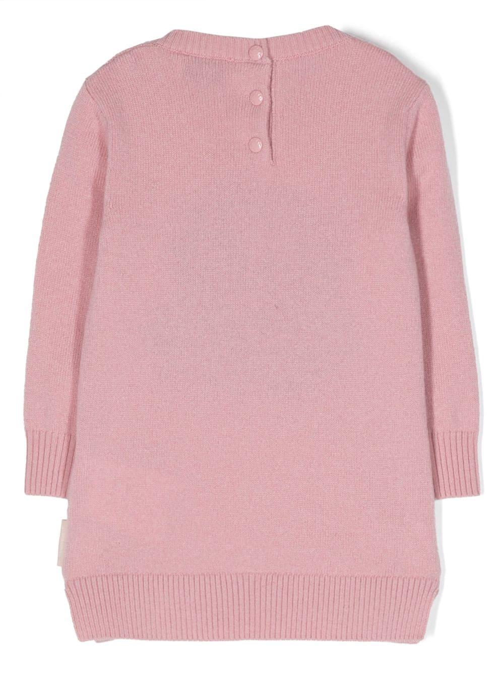Abito rosa neonata 9L00001M1127 P55 Moncler Kids 