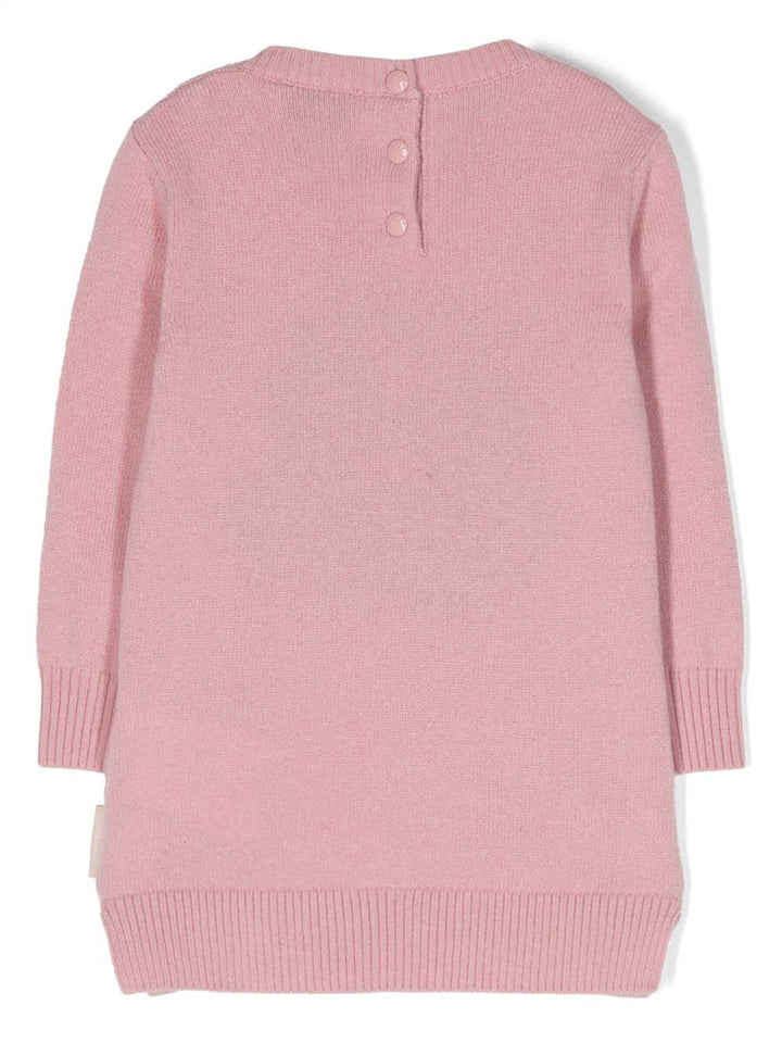 Abito rosa neonata 9L00001M1127 P55 Moncler Kids 