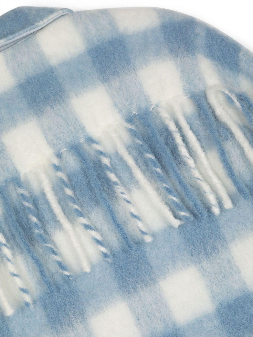 Giacca azzurra e bianca bambina con logo