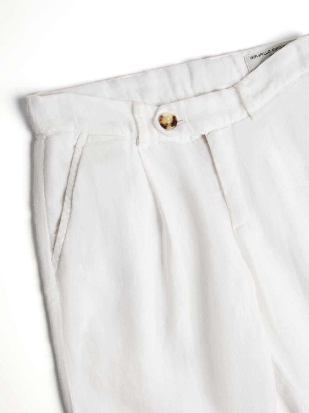 Pantaloni bianchi bambino