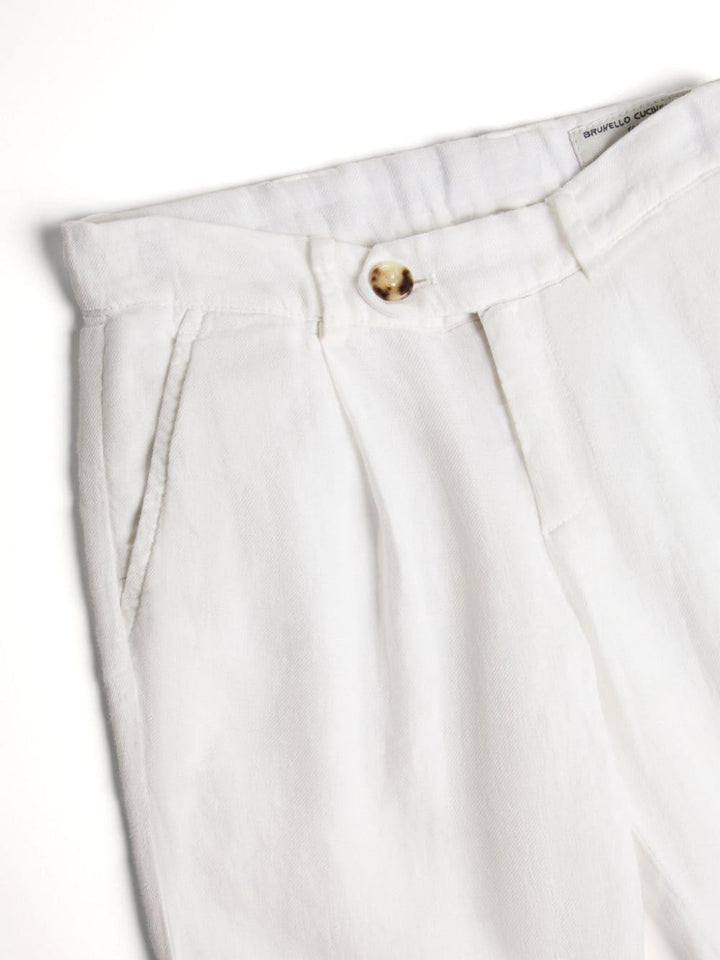 Pantaloni bianchi bambino