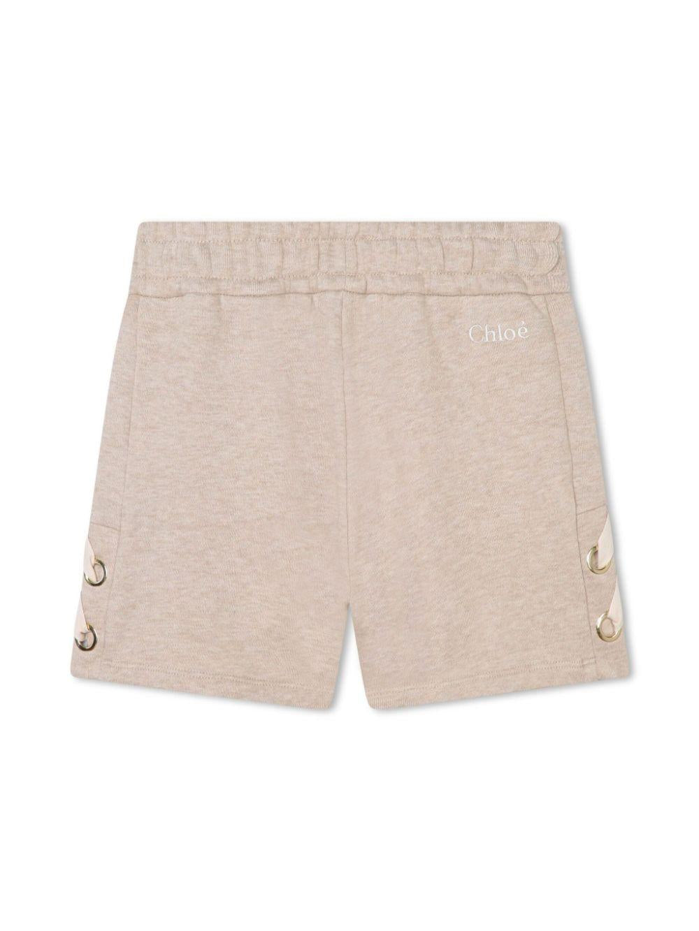 Shorts beige bambina