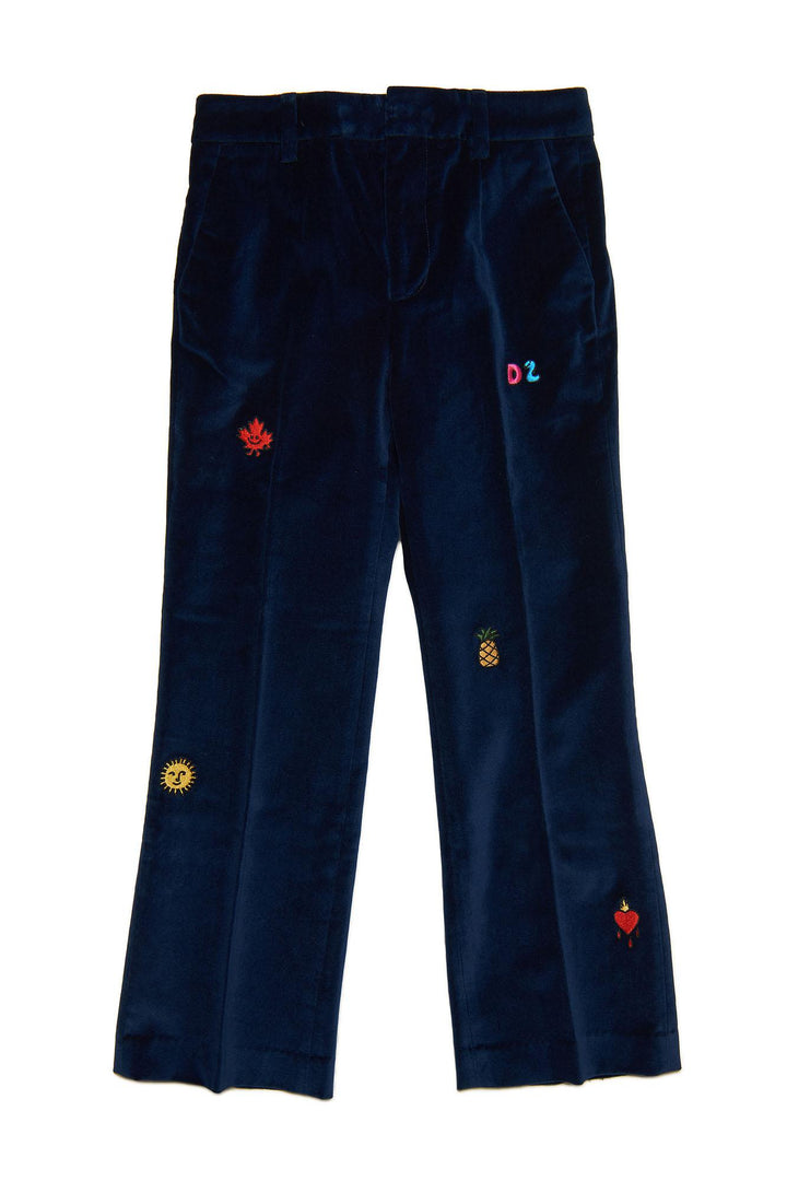 Pantalone blu bambina