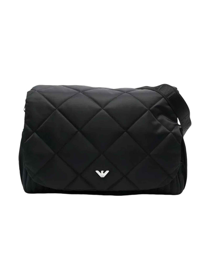 Borsa fasciatoio nera neonato