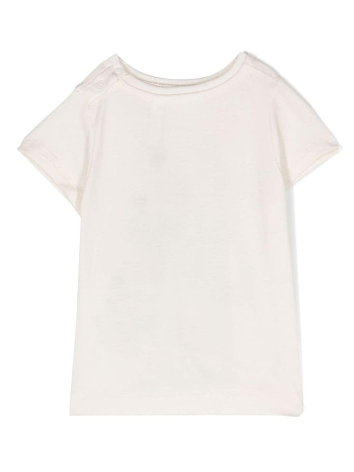 T-shirt neonata bianca