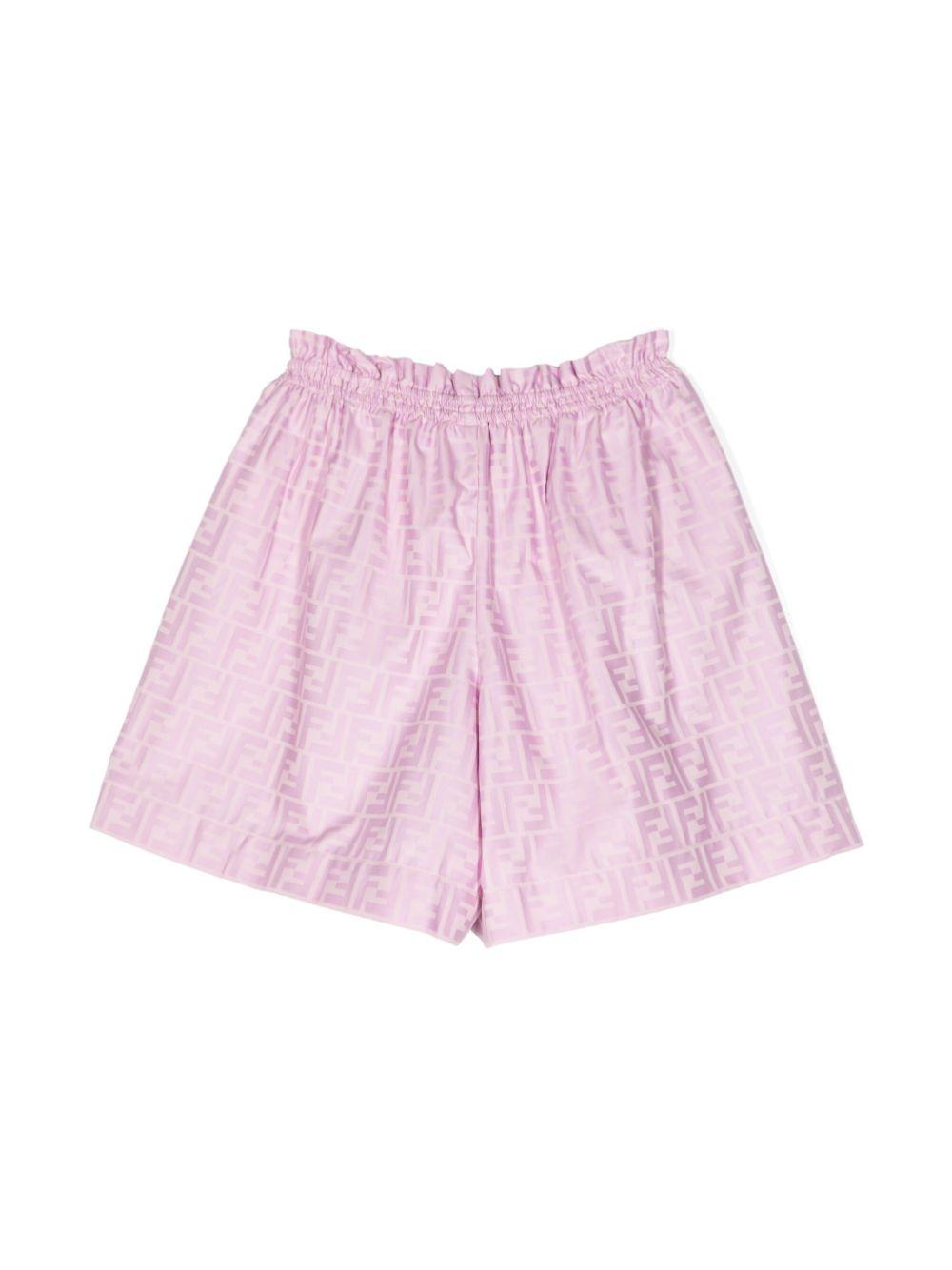 Shorts rosa bambina