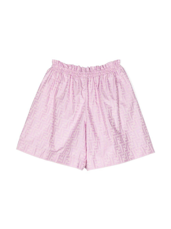Shorts rosa bambina
