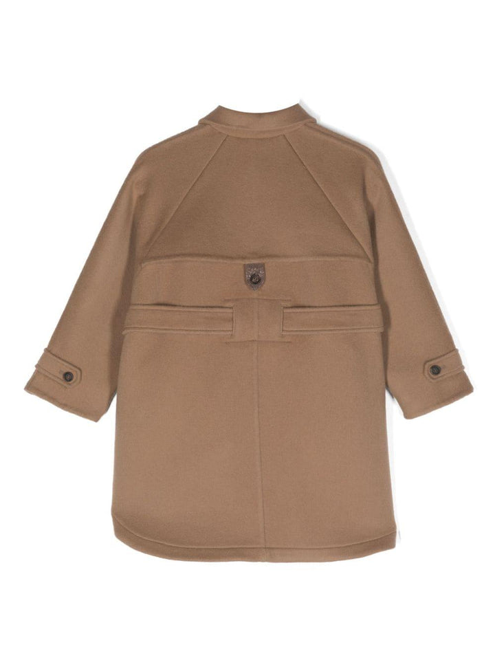 Cappotto marrone bambina