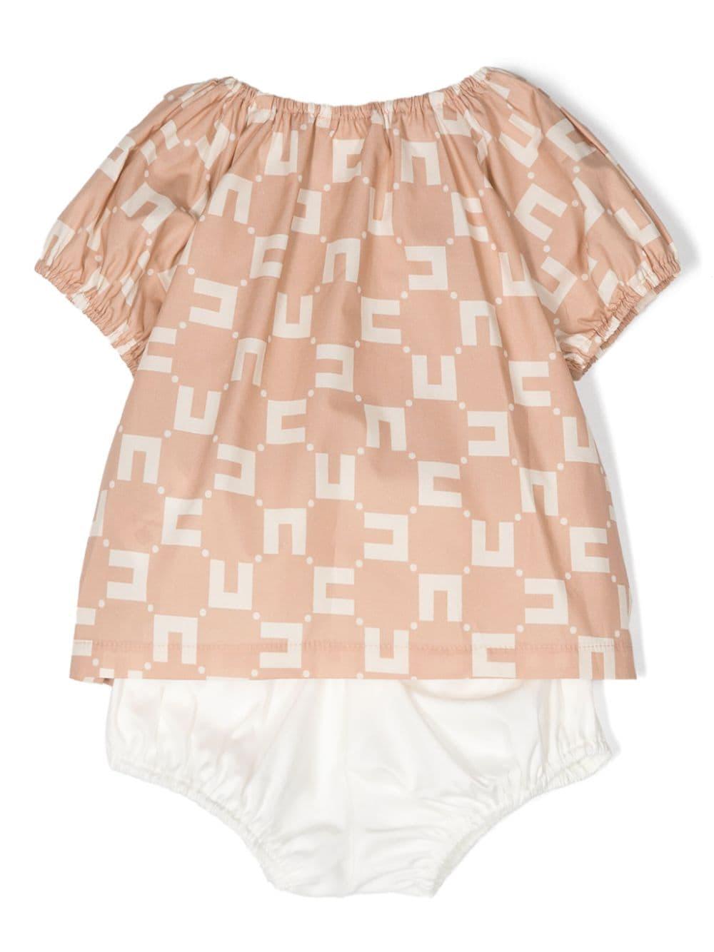 Set bianco/rosa neonata