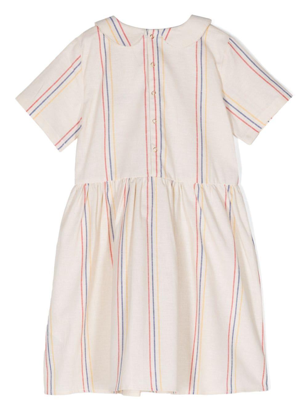 Abito beige/multicolor bambina