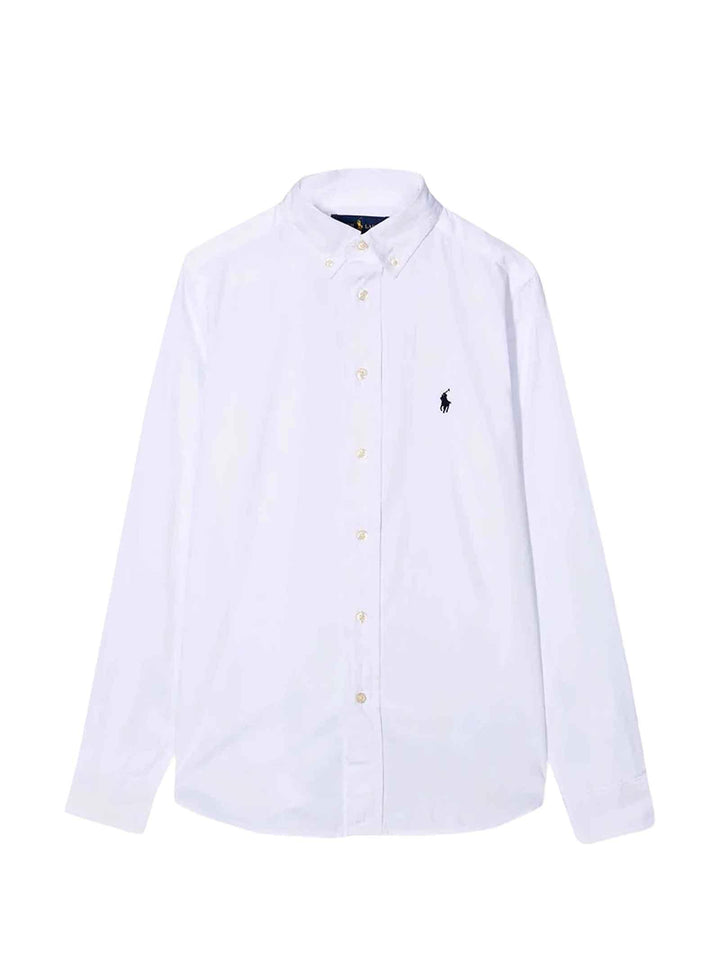 Camicia bianca bambino con ricamo