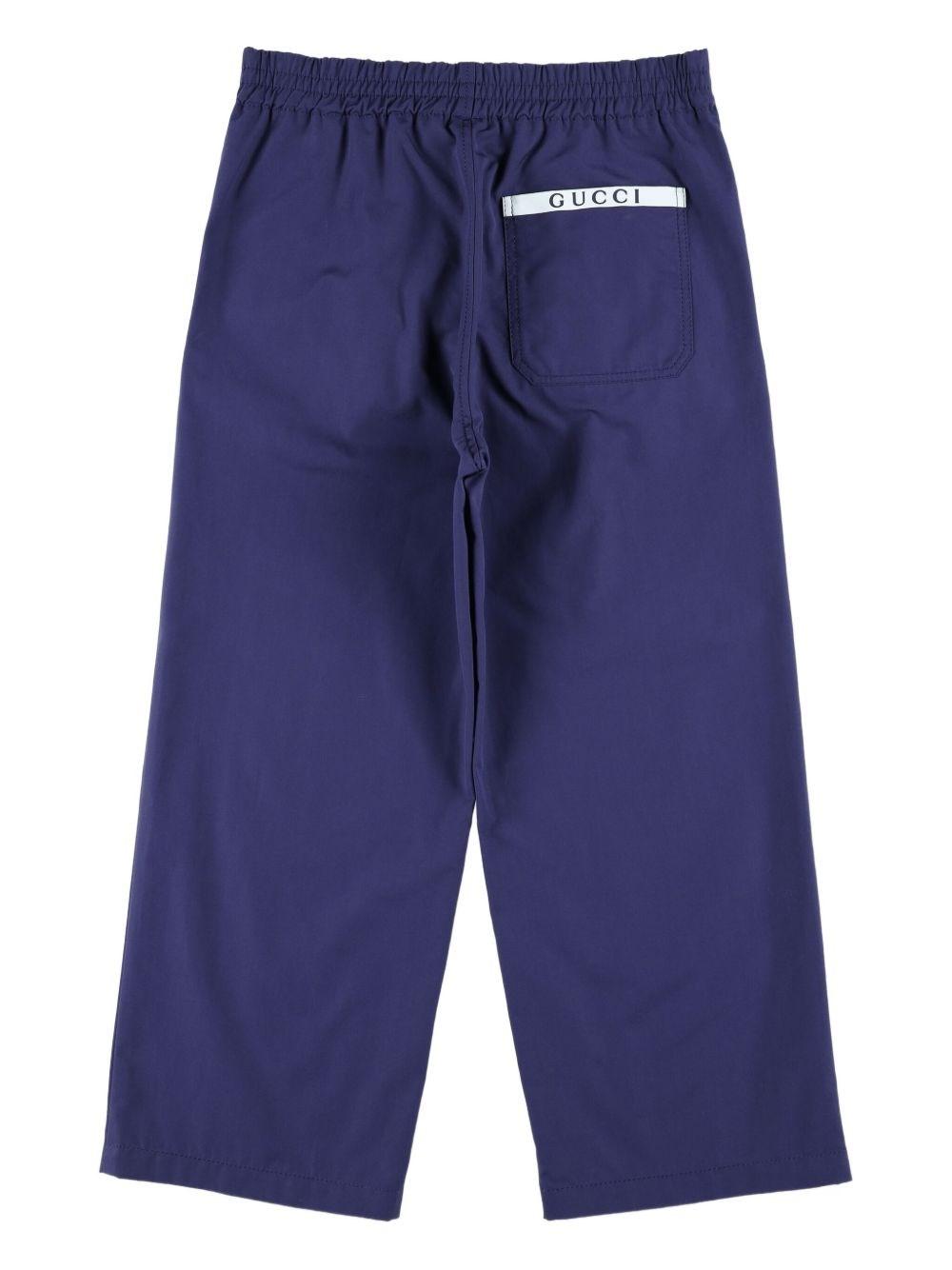 pantaloni blu bambina 824845XWA3V 4246 GUCCI KIDS 