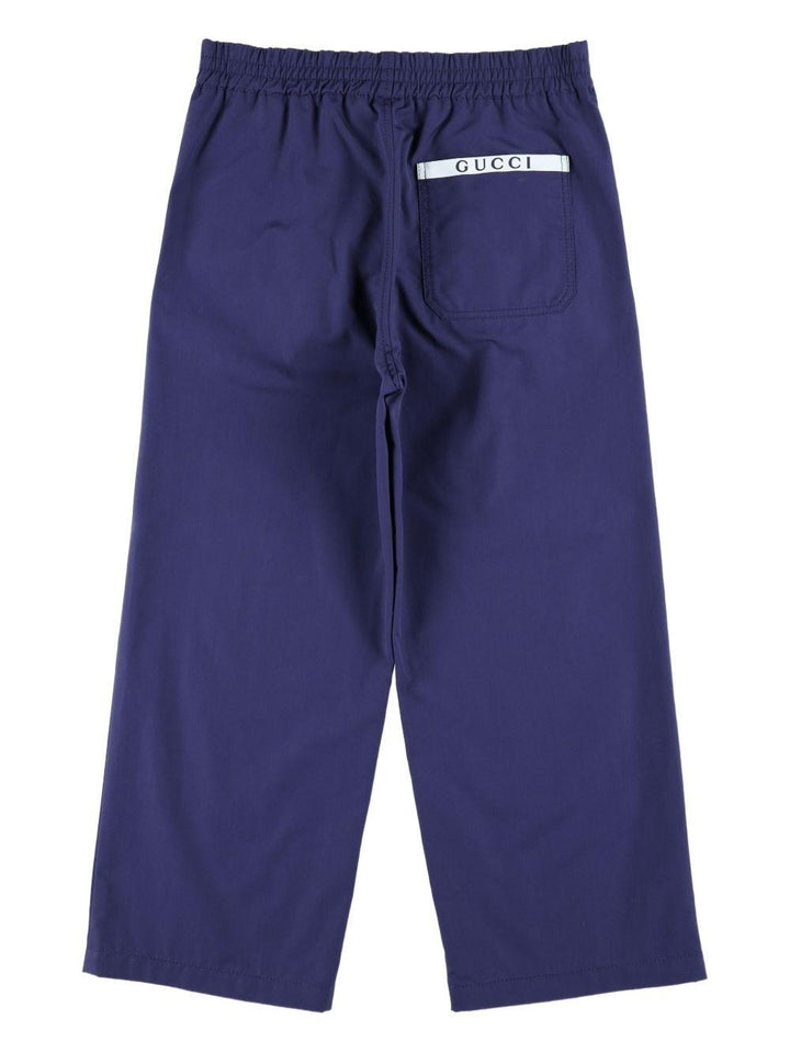 pantaloni blu bambina 824845XWA3V 4246 GUCCI KIDS 