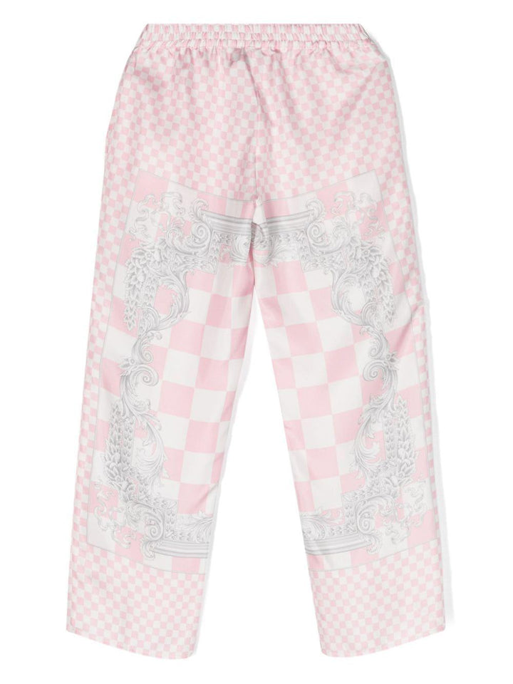 Pantaloni rosa chiaro bambina