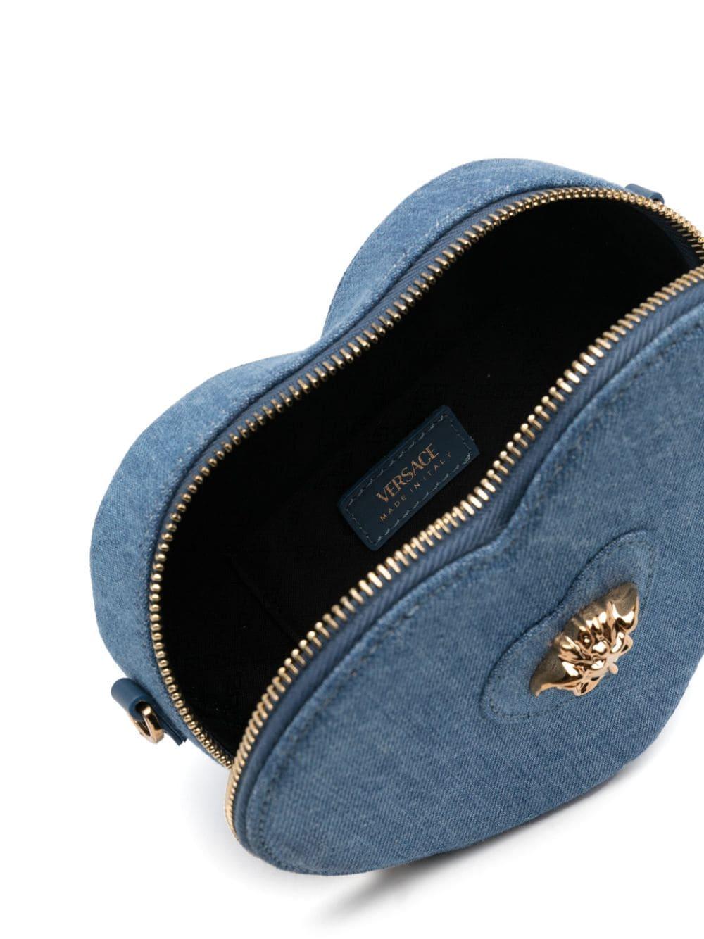 Borsa blu denim bambina 10065061A09756 1UE2V VERSACE 