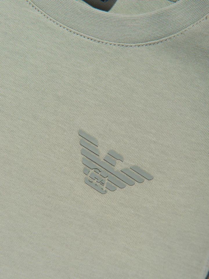 T-shirt verde oliva bambino