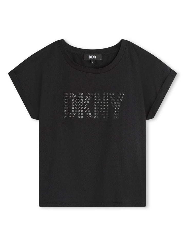 T-shirt nera bambina