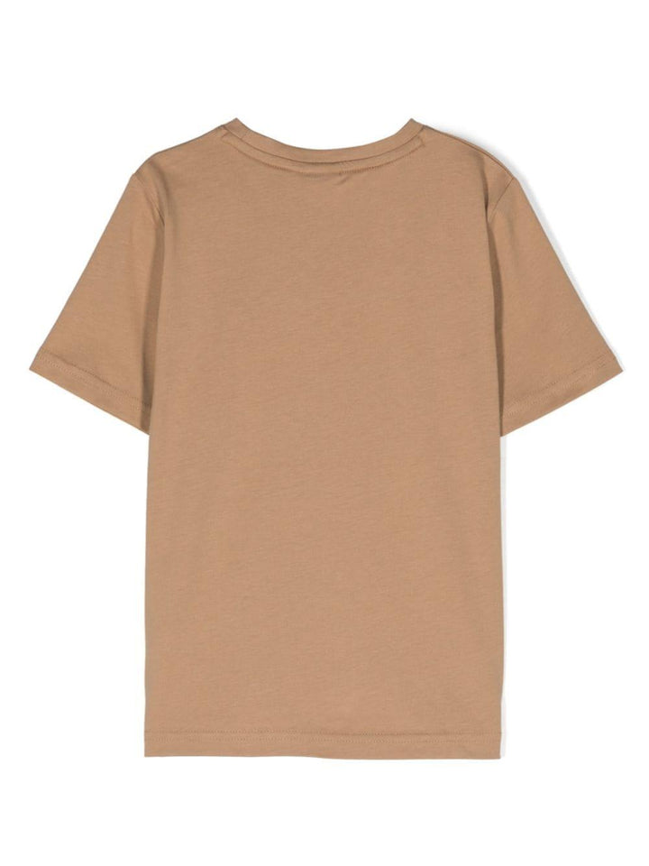 T-shirt bambino marrone orzo