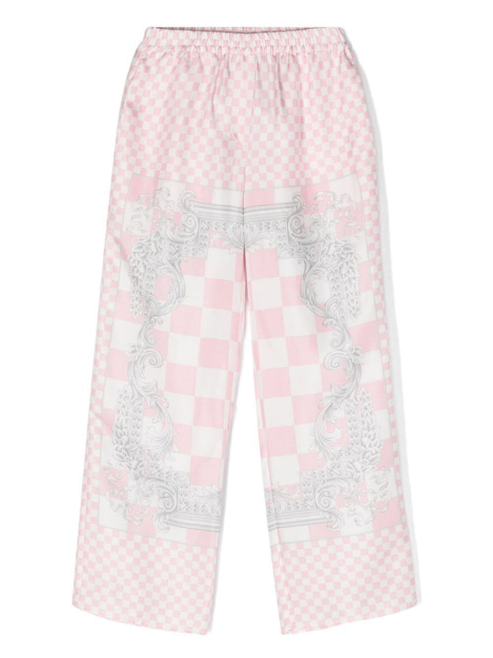 Pantaloni rosa chiaro bambina