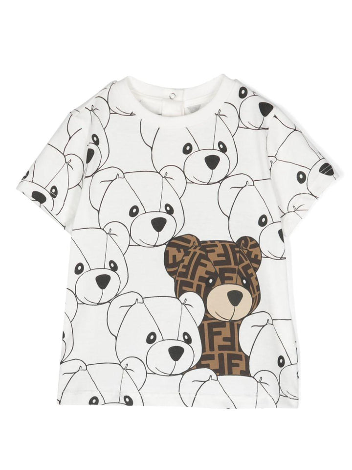T-shirt bianca neonato unisex