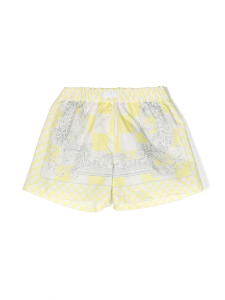 Shorts giallo bambina