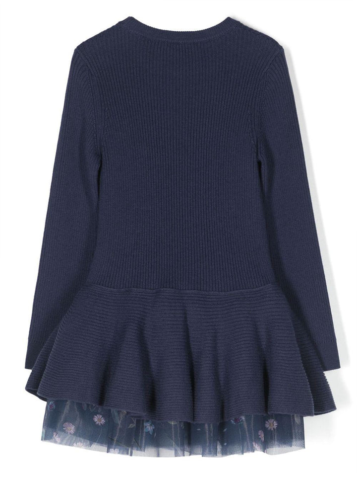 Abito blu bambina
