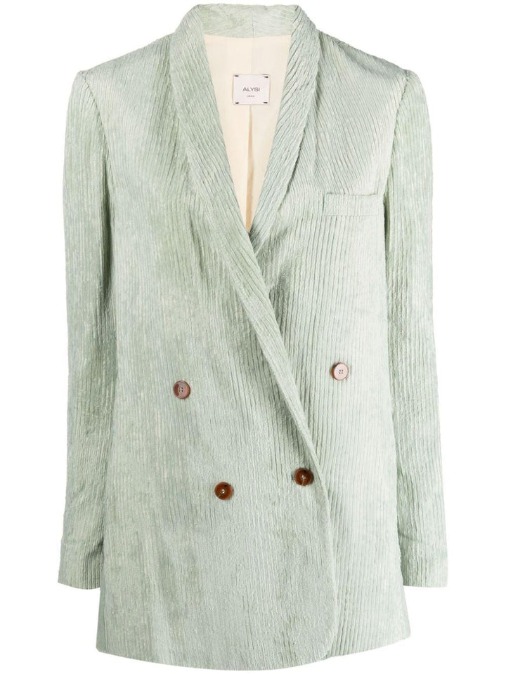 Blazer verde salvia donna