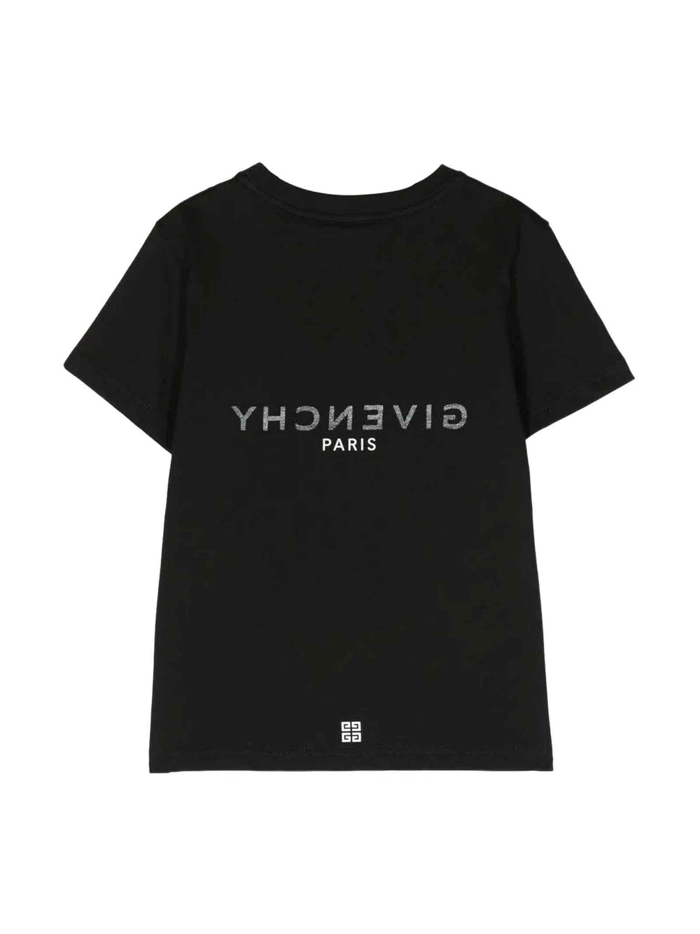 T-shirt nera bambino H25404 09B Givenchy Kids 